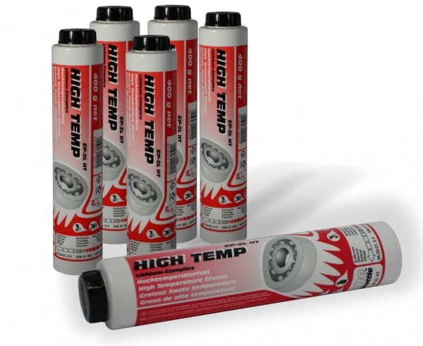 Grease cartridges 400 g Lube-Shuttle&reg;<br>HIGH TEMP EP-2L HT   (MPQ 24)