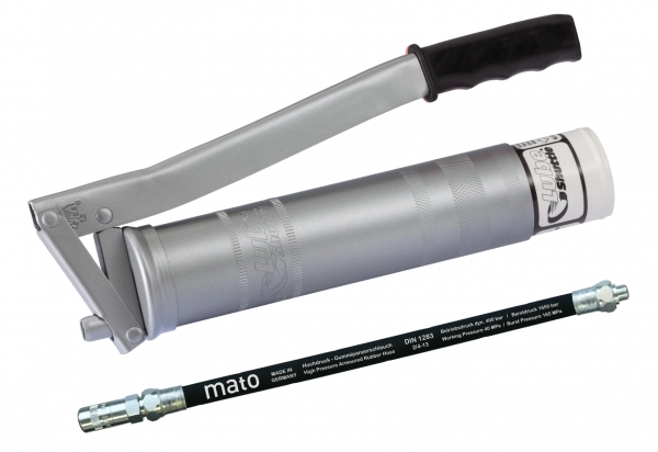 Lube-Shuttle&reg; with hose RH-30C, painted<br>thread M10x1