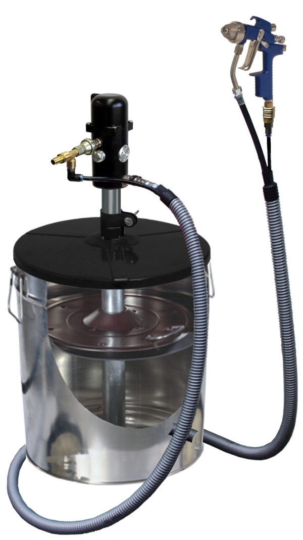 pneuMATO 55 - LubeJet, static<br>for 25 kg kegs, Inner-&Oslash; 300-335 mm